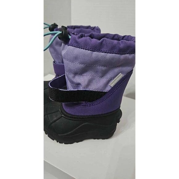 Columbia Toddler Powderbug Plus II Snow Boot Size 6 Emperor/Paisley Purple - Picture 6 of 8
